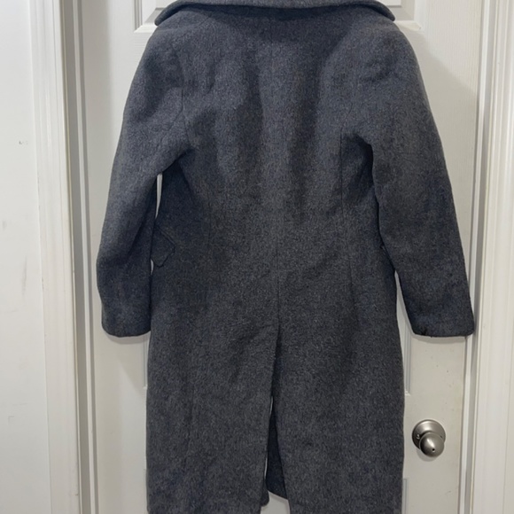 Jacqueline  De Young Gray Wool Coat (Medium) - Picture 2 of 3